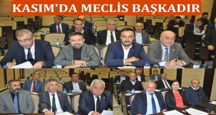 KASIM'DA MECLİS BAŞKADIR 