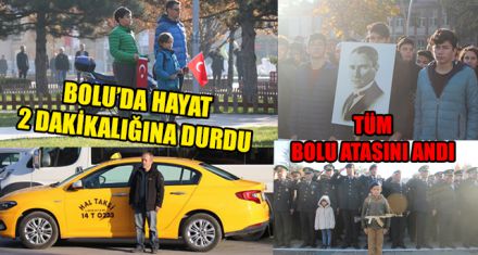 TÜM BOLU ATASINI ANDI
