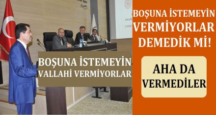 AHA DA VERMEDİLER!