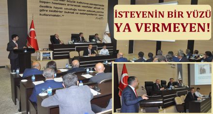 İSTEYENİN BİR YÜZÜ VERMEYEN….