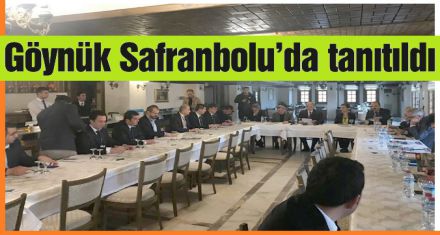 Göynük Safranbolu'da tanıtıldı 