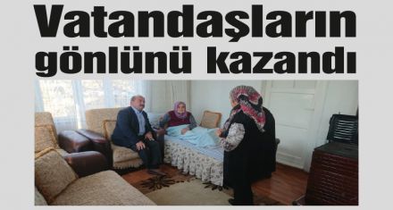 Vatandaşların gönlünü kazandı