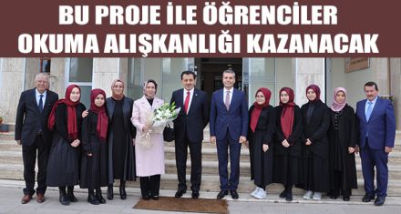 BU PROJE İLE ÖĞRENCİLER OKUMA ALIŞKANLIĞI KAZANACAK