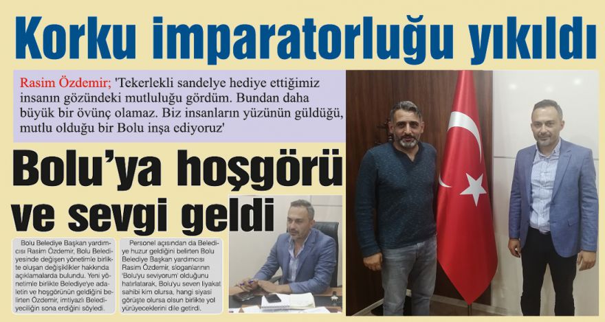 Belediye'de korku imparatorluğu yıkıldı