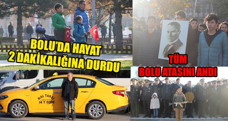 TÜM BOLU ATASINI ANDI