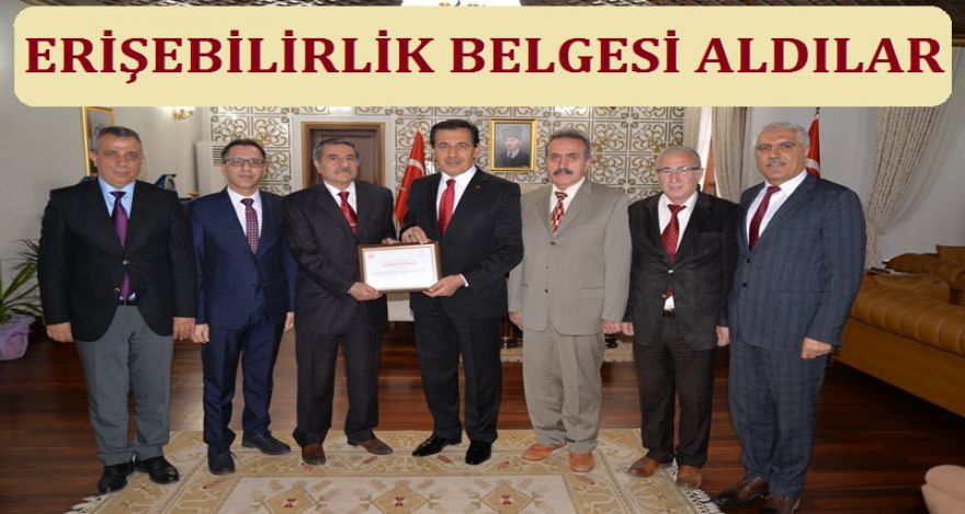 Erişilebilirlik Belgesi Aldılar