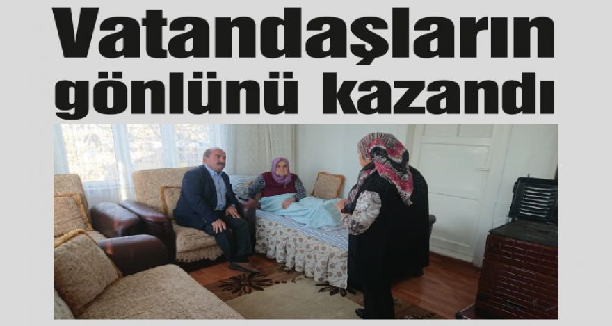 Vatandaşların gönlünü kazandı