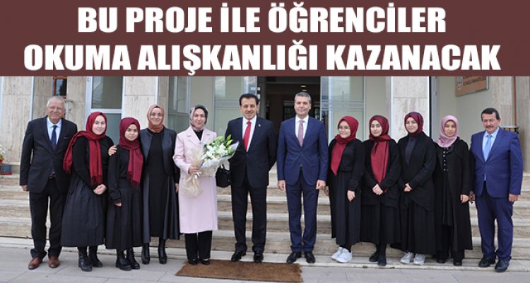 BU PROJE İLE ÖĞRENCİLER OKUMA ALIŞKANLIĞI KAZANACAK