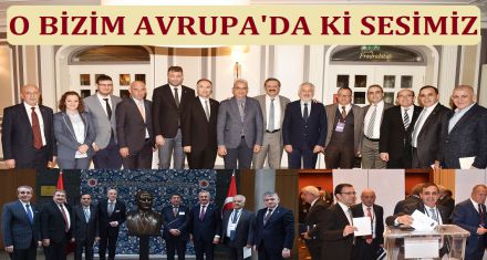 AVRUPA'DA TEMSİL ETTİ