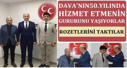 ROZETLERİNİ TAKTILAR