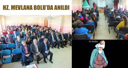 Hz Mevlana, Mevlana Ortaokulu'nda Anıldı