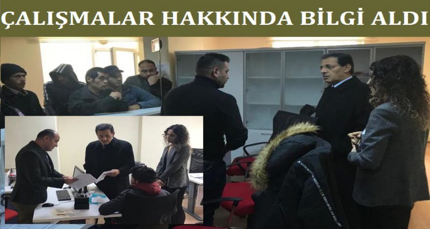 GÖÇLER İDARESİNİ ZİYARET ETTİ