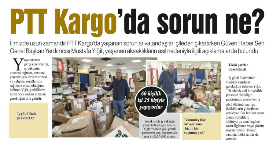 PTT Kargo'da sorun ne?