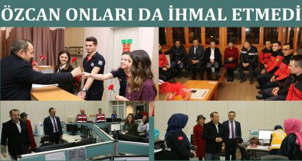 BAŞKAN ÖZCAN ONLARI İHMAL ETMEDİ
