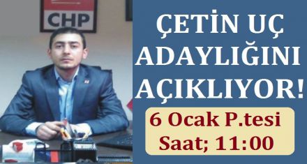 UÇ ADAYLIĞINI AÇIKLIYOR!