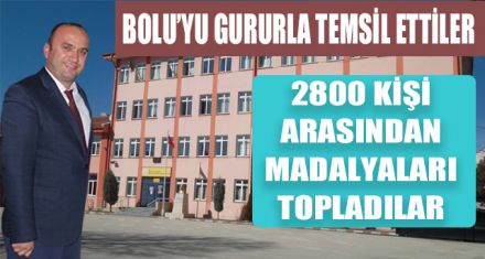 BOLU'YU GURURLA TEMSİL ETTİLER