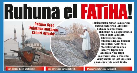 Ruhuna el FATİHA!