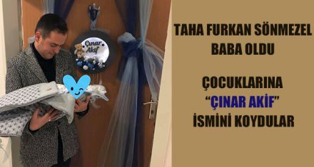 TAHA FURKAN SÖNMEZEL'İN EN MUTLU GÜNÜ