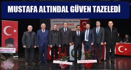 ALTINDAL YENİDEN BAŞKAN SEÇİLDİ