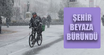 BEKLENEN KAR GELDİ