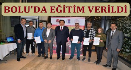 EĞİTİMLERİNİ BOLU'DA ALDILAR 