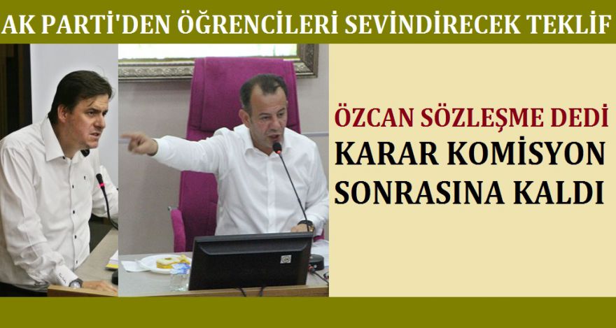 AK PARTİLİLERDEN ÖĞRENCİLERİ SEVİNDİRECEK ÖNERGE