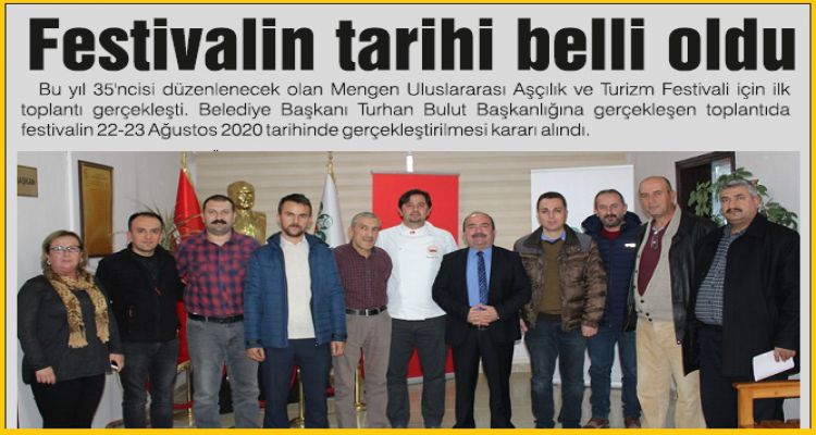 Festivalin tarihi belli oldu
