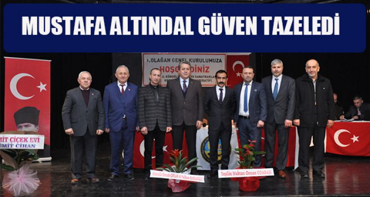 ALTINDAL YENİDEN BAŞKAN SEÇİLDİ