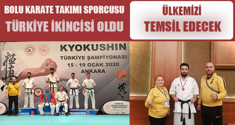 KARATEDE TÜRKİYE İKİNCİSİ OLDUK
