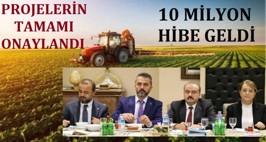 PROJELERİN TAMAMI ONAYLANDI 10 MİLYON GELDİ
