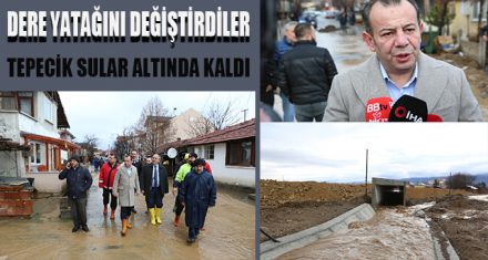 TEPECİK SULAR ALTINDA KALDI