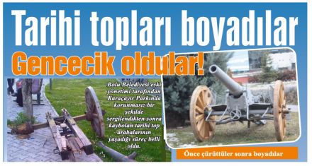 Tarihi toplar ortaya çıktı