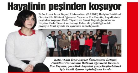 Tek hayali tiyatro 