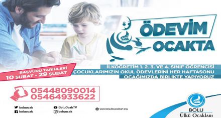 ÖDEVİN OCAKTA