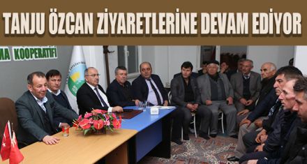BAŞKAN ÖZCAN KÖYLÜLERLE BİR ARAYA GELDİ