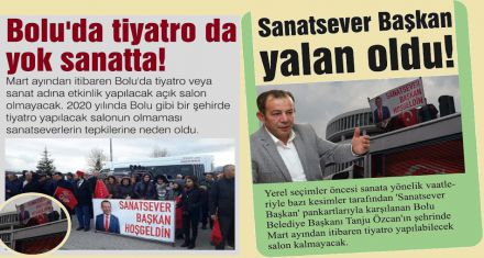 Sanatsever Başkan yalan oldu!