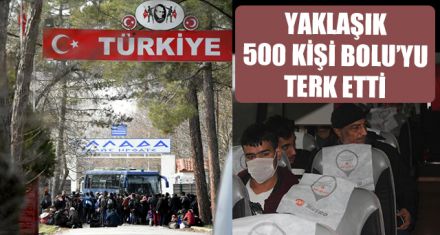 GÖÇMENLER YOLA ÇIKTI