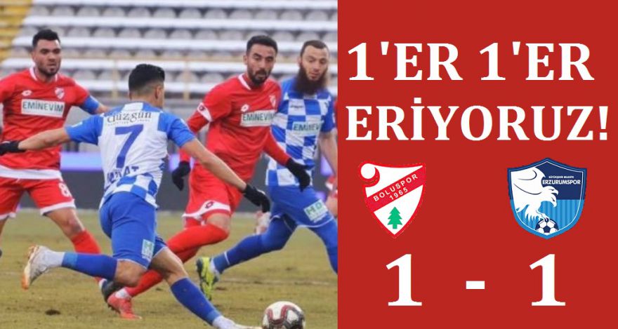 1'ER 1'ER ERİYORUZ