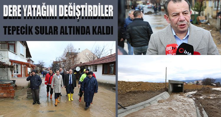 TEPECİK SULAR ALTINDA KALDI