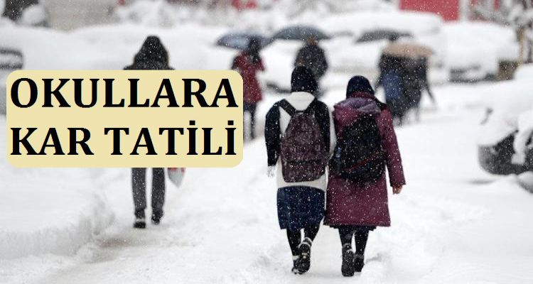 EĞİTİME KAR TATİLİ
