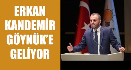 ERKAN KANDEMİR GÖYNÜK'E GELİYOR