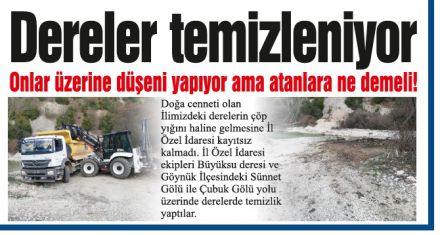 Çöpler kamyonlarla temizlendi 