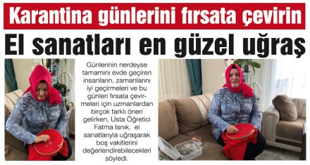 El sanatları en güzel uğraş