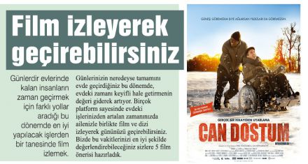 Film izleyerek geçirebilirsiniz 