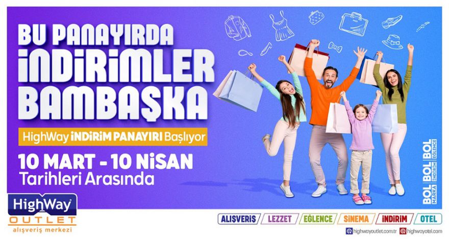 HIGHWAY'DEN İNDİRİM REKORU GELİYOR!