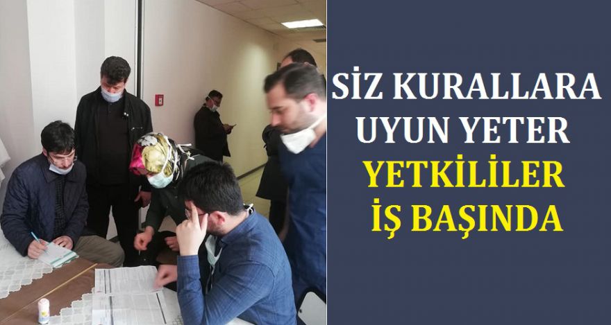 SİZ KURALLARA UYUN YETER