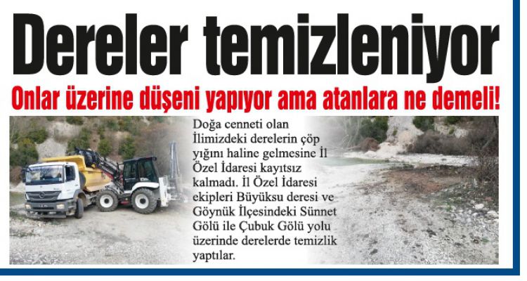 Çöpler kamyonlarla temizlendi
