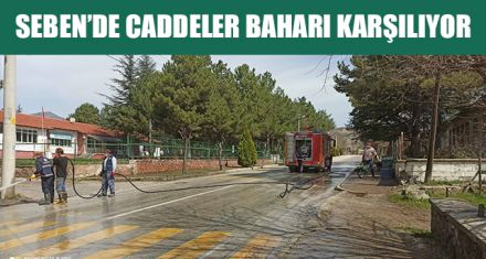 SEBEN'DE CADDELER BAHARI KARŞILIYOR