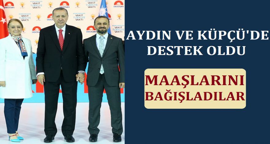 VEKİLLER DE MAAŞLARINI BAĞIŞLADI