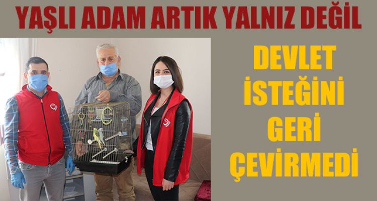 YAŞLI ADAM ARTIK YALNIZ DEĞİL